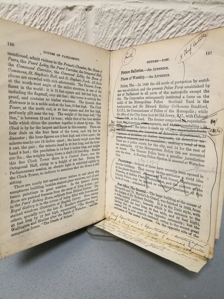 HarperCollinsUK's tweet image. This week from the #HCArchive.... 

Since @explorearchives have asked us to share our #ConservationNightmare this month, we thought we share this lovely little Illustrated Guide to London.

Used as an editorial copy, it has glue, pins, pen and all sorts in it! #archiveproblems
