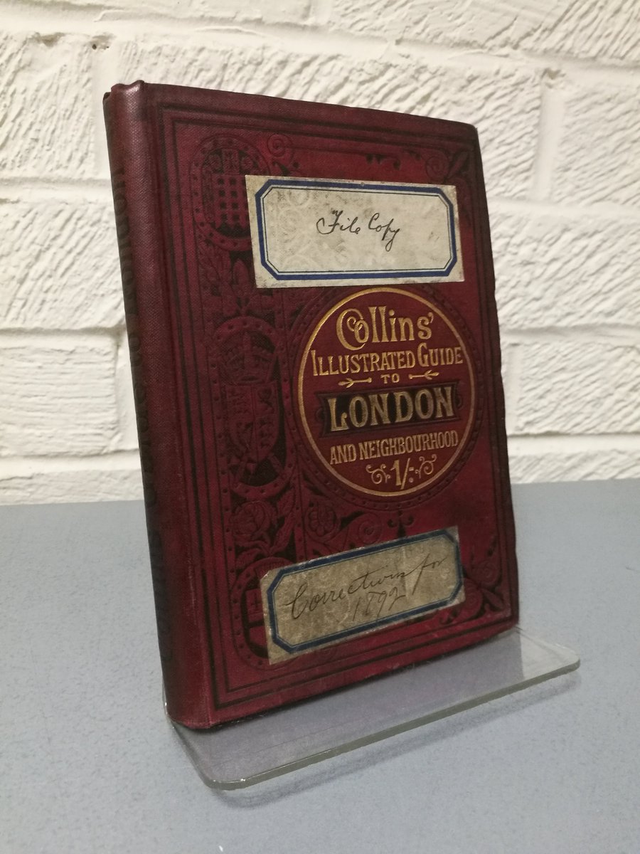 HarperCollinsUK's tweet image. This week from the #HCArchive.... 

Since @explorearchives have asked us to share our #ConservationNightmare this month, we thought we share this lovely little Illustrated Guide to London.

Used as an editorial copy, it has glue, pins, pen and all sorts in it! #archiveproblems