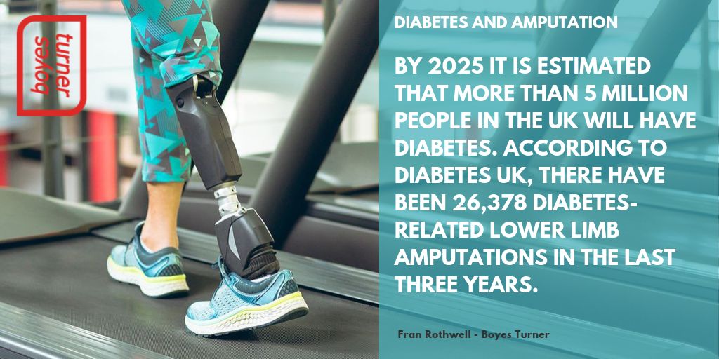 As amputation lawyers we have seen the impact of an amputation on our clients' lives - here Fran Rothwell talks us through the links between #Diabeticfootcare and possible #amputation and how when the worst happens a #MedNegLawyer might be able to help ow.ly/4Ab950wGmym