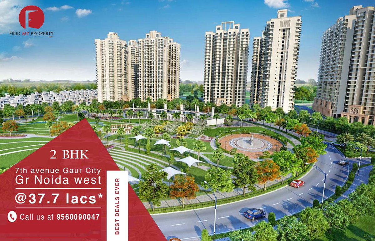 FMPind's tweet image. 7th Avenue Gaur City By Gaursons.
2BHK Starting at Rs37.7L*
Free Stamp duty!
The project is located at Gr Noida West
Few units available, Hurry Now! Call +91 9560090047
#FMP #RealEstate #GaurSons
bit.ly/2MqLnE9