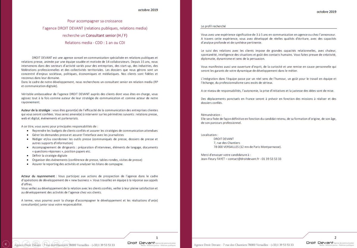 Agence DROIT DEVANT tweet media