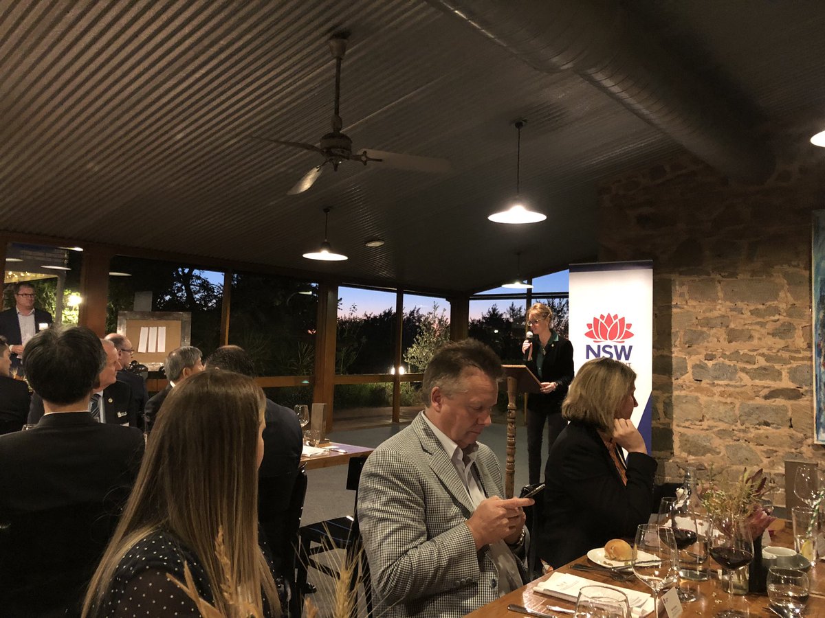 DFATNSW's tweet photo. Highlights from Day 1 of #trade mission to regional NSW: reps from 14 countries explore the thriving food, #agriculture and advanced manufacturing industries of #Griffith #Leeton @WaggaCouncil #investregionalNSW #innovation https://t.co/Dlar3oXIwy