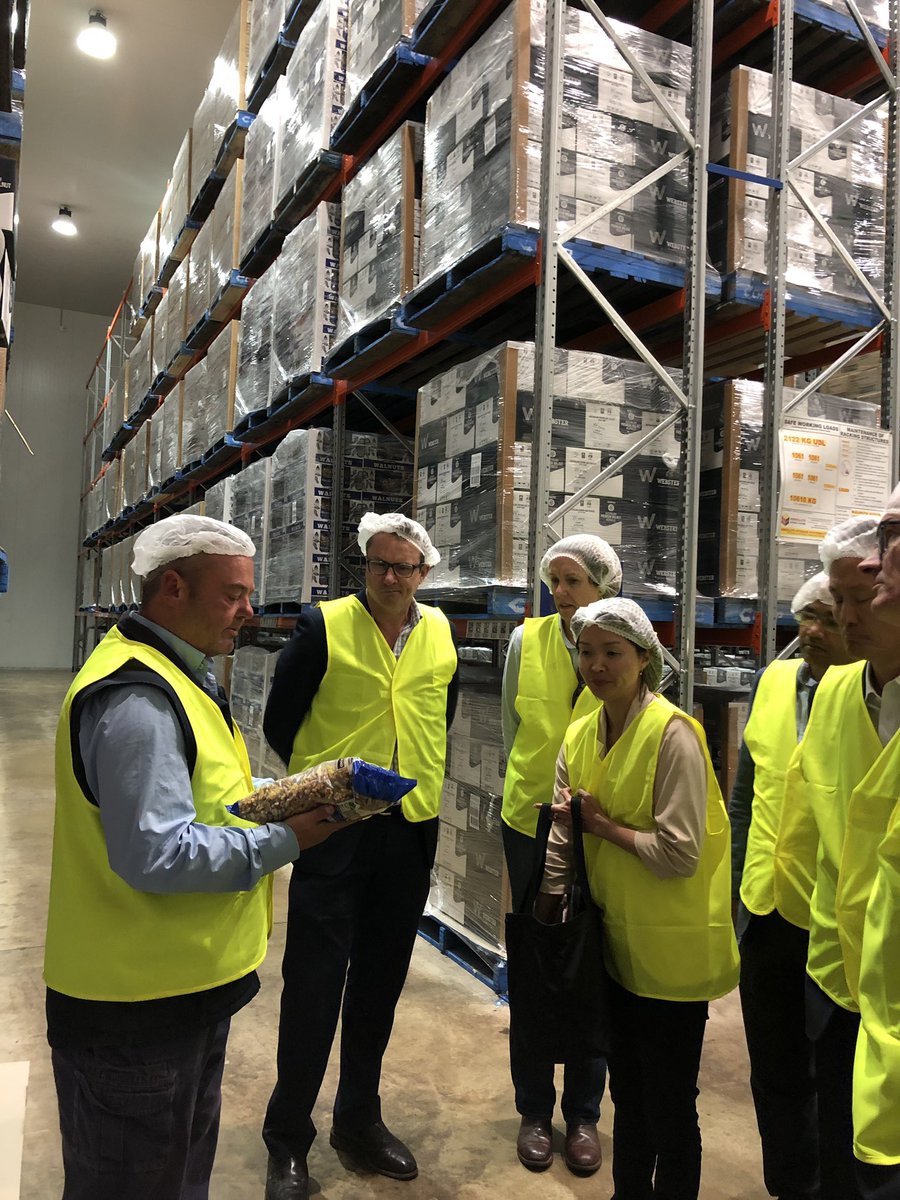 DFATNSW's tweet photo. Highlights from Day 1 of #trade mission to regional NSW: reps from 14 countries explore the thriving food, #agriculture and advanced manufacturing industries of #Griffith #Leeton @WaggaCouncil #investregionalNSW #innovation https://t.co/Dlar3oXIwy