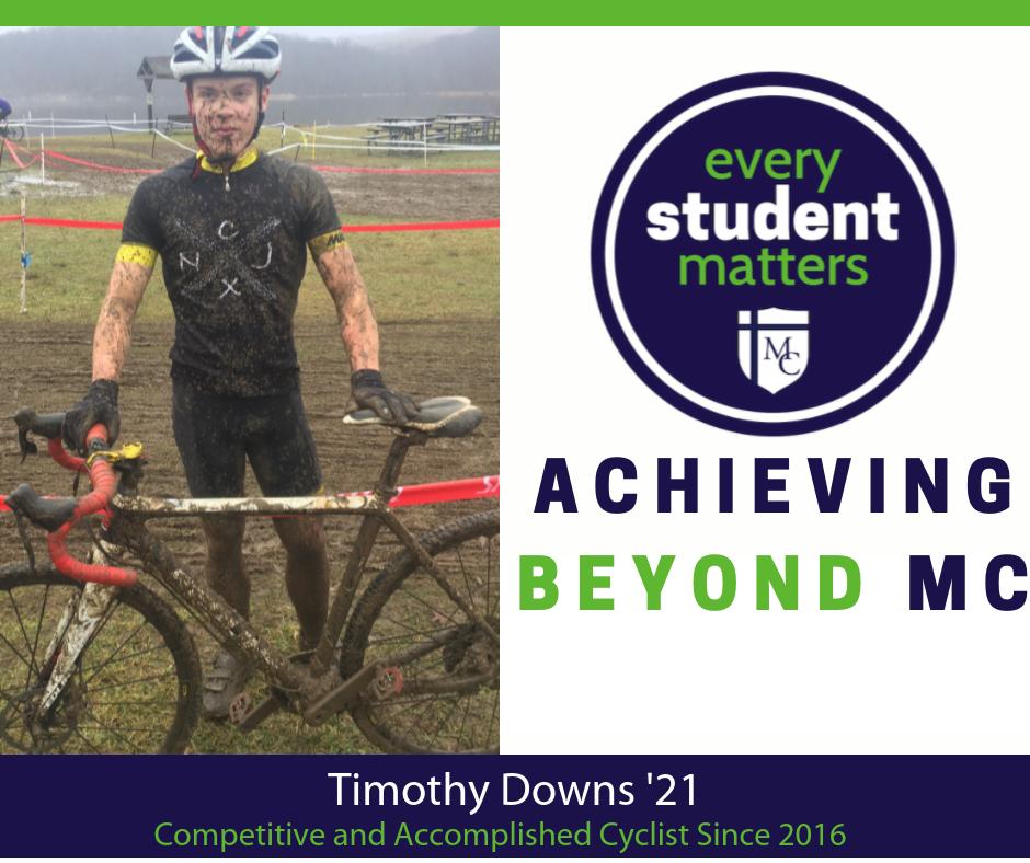 MCHSCrusader's tweet photo. Timothy works hard in and out of the classroom to be where he is today! Thank you, Timothy, for sharing all of your hardwork. To find out more about how MC can help you achieve your dreams, visit https://t.co/E6XVWUqgVL #cycling #competitivecycling #njcx #njcyclocross #cxcup https://t.co/23PVK5j3DG