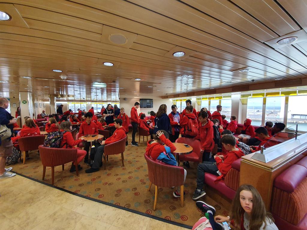Paris2019Sat's tweet photo. On the boat. Bye France! https://t.co/87hJVcRVd2