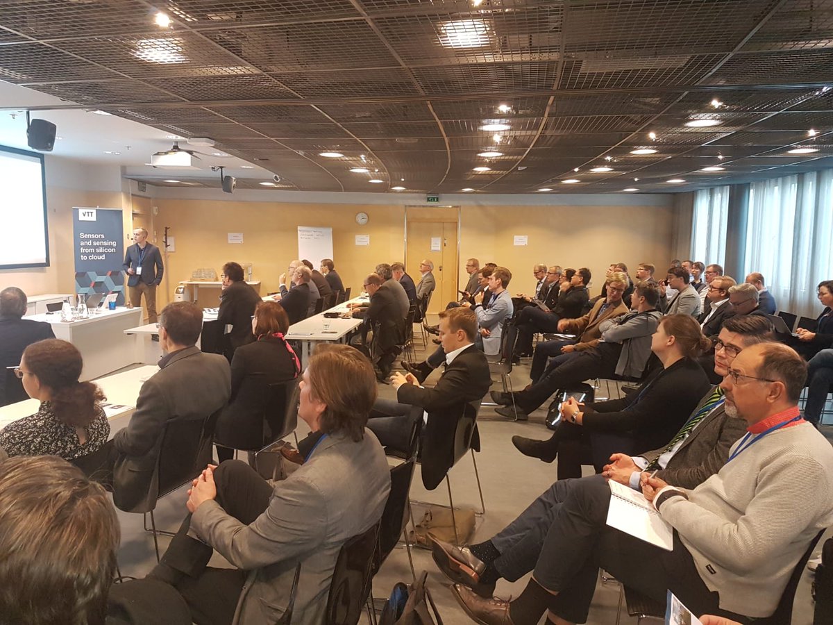 Oplatek_Oy's tweet photo. Latest developments in the sensing technologies, as presented at the VTT Sense'19 seminar. #sense19 @VTTFinland #sensors #analysis #measuring #digitalisation #photonics https://t.co/w1zAru8QoD