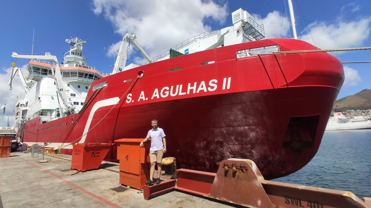 Wiam_Haddad's tweet photo. Getting ready for the #SCALExperiment spring cruise aboard the #SAAgulhas2. https://t.co/tzdo408mNv