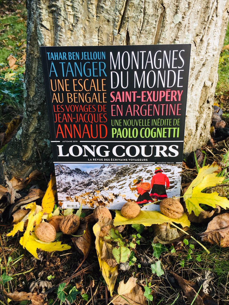 🏔🍁 Le n°13 d’automne de Long Cours spécial montagne est paru!Mais vous trouverez aussi d'autres destinations l’Algérie de @renomarca ,un entretien avec <a href="/JJAnnaud/">Jean-Jacques Annaud</a> par sa fille Mathilde Annaud etc. Allez vite le découvrir! 🏔🍁 <a href="/EdLObservatoire/">Éditions de l'Observatoire</a> <a href="/tristansavin/">tristan savin</a> <a href="/relaycom/">Relay.com</a> #librairies