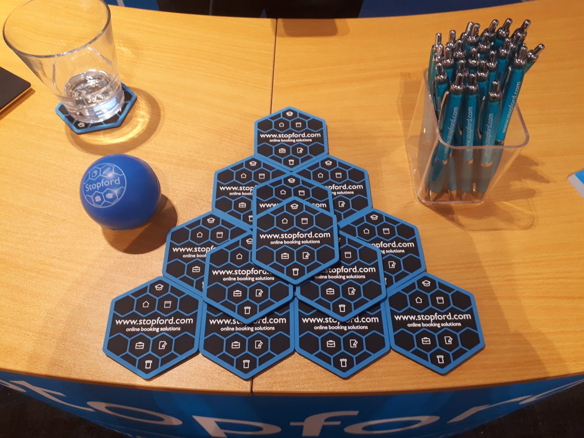 We're having a great time at <a href="/SummitICT/">The Public Sector Technology Summit Series</a>'s #SmartWorking19!

Be sure to drop by Stand 2 to get a hold of these Stopford goodies and discuss online booking.