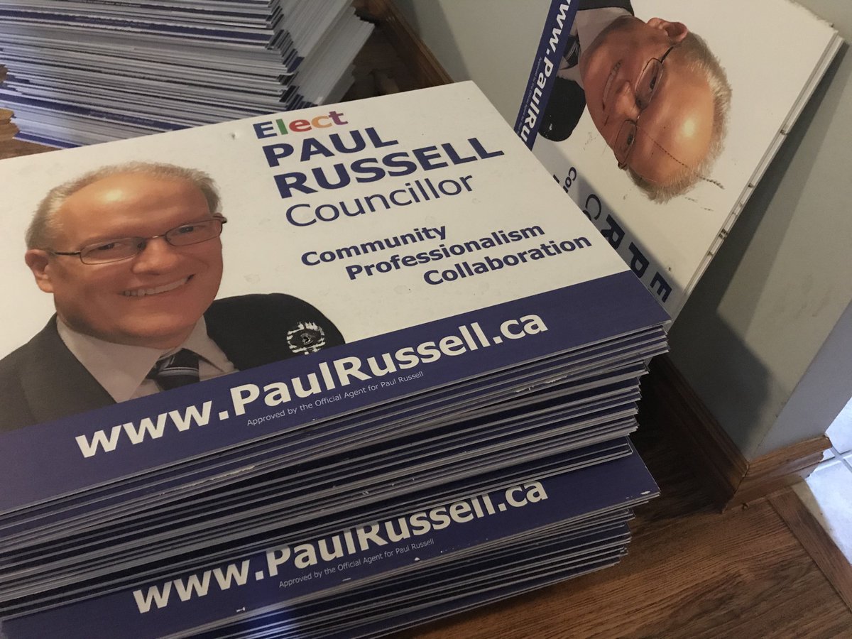 SackvillePaul's tweet photo. We collected signs from around the riding, and have accounted for most of them. If you see one of my signs then please let me know so that we can pick that up too. #LSVotes https://t.co/A7UR9oeNp8