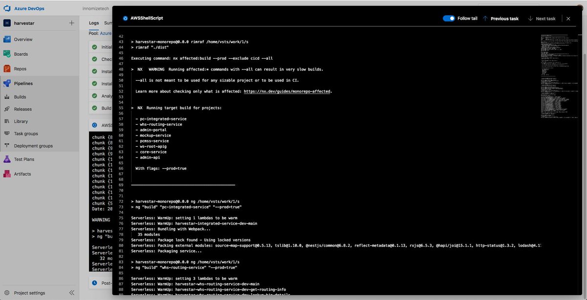 hoangleitvn's tweet image. Finally, wrapped up the #cicd pipeline runs on #azure_devops and #Jenkins to deploy micro-services on a monorepo. Thank you @NxDevTools for your awesome tools
@goserverless @awscloud