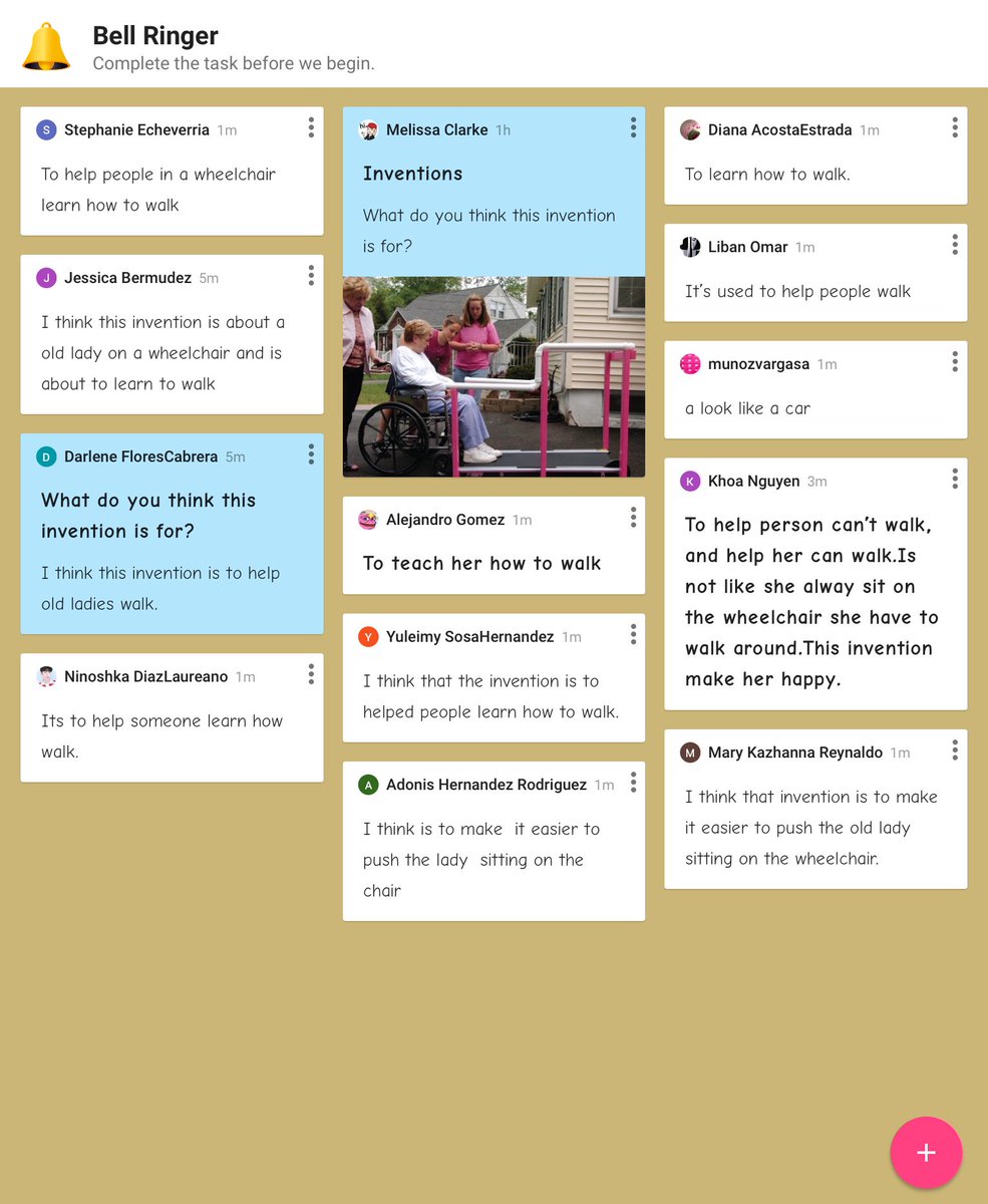 Combining two great technology tools for a Bell Ringer. QR Codes and <a href="/padlet/">Padlet</a> #easdedtech