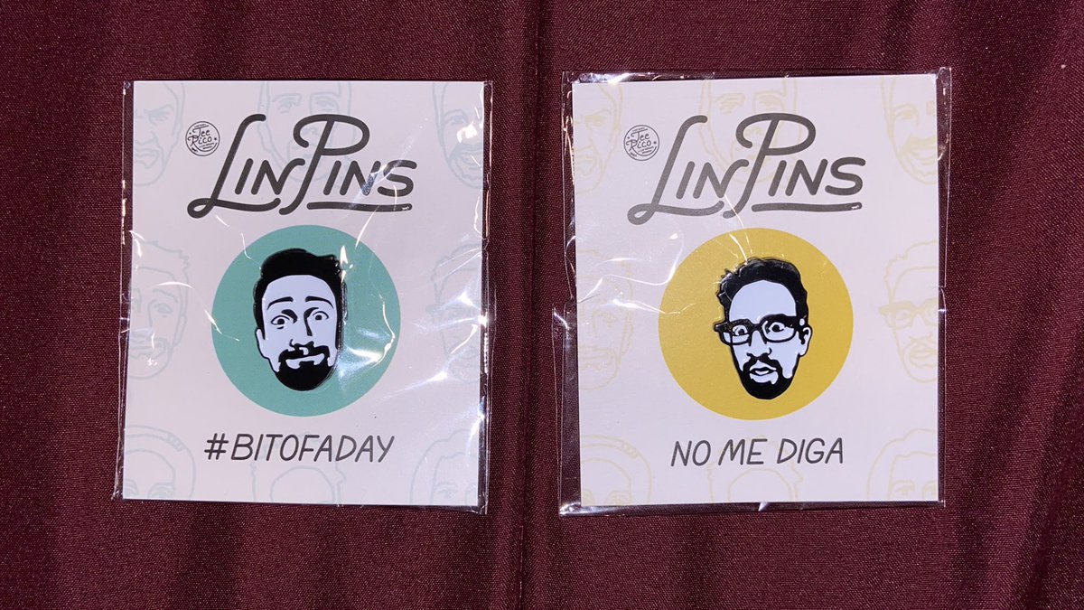 sydsanti's tweet photo. so excited to show off my LinPins!! thank you @TeeRico_LinMan 🤩 https://t.co/abbbFsQUYS