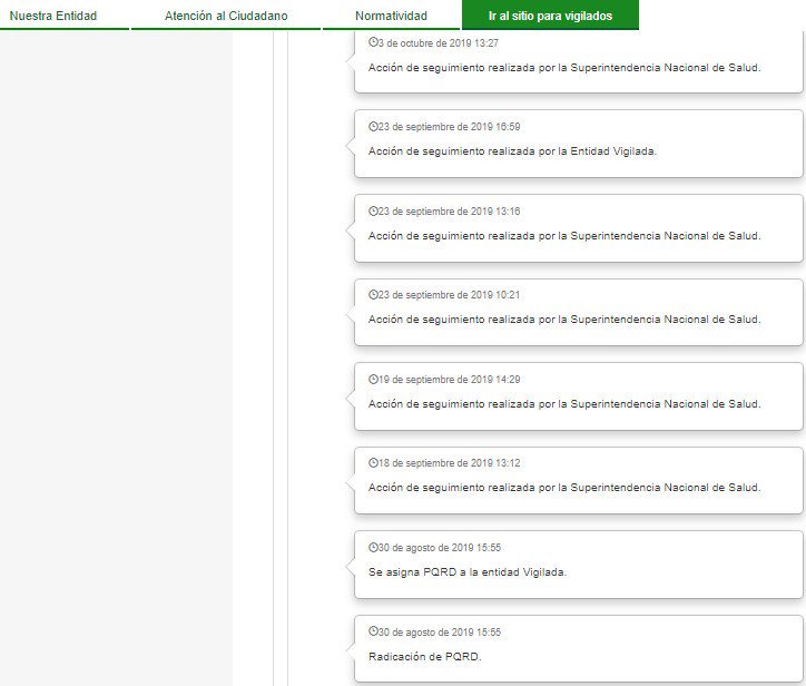 Señores <a href="/MedimasEPS/">Medimás EPS</a>  y <a href="/Supersalud/">Supersalud</a> nuevamente pongo en conocimiento los hechos que Medimás no soluciona a pesar de tener ordenado por Sapersalud desde 30 de agosto y en 8 oportunidades se le ha dicho a la SuperSalud que no ha habido entrega de Lagricell ni cita proctología.