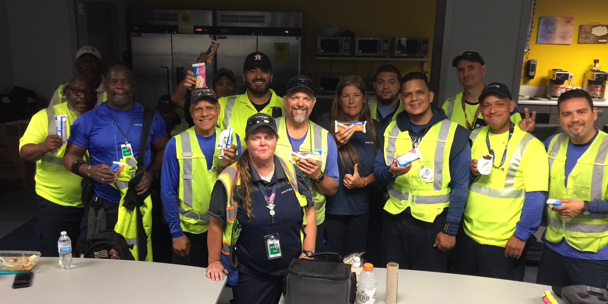 deck_68's tweet photo. Appreciation day in Houston! All day we will be out and about thanking and handing out ice cream to our AO United family for a great summer! #IAHstrong #WhyIloveAO @weareunited @JMRoitman @rodney20148 @KimKerrCSS @vargas_cara @billwatts_11 @rich_kushner https://t.co/1oMBgbV4e5