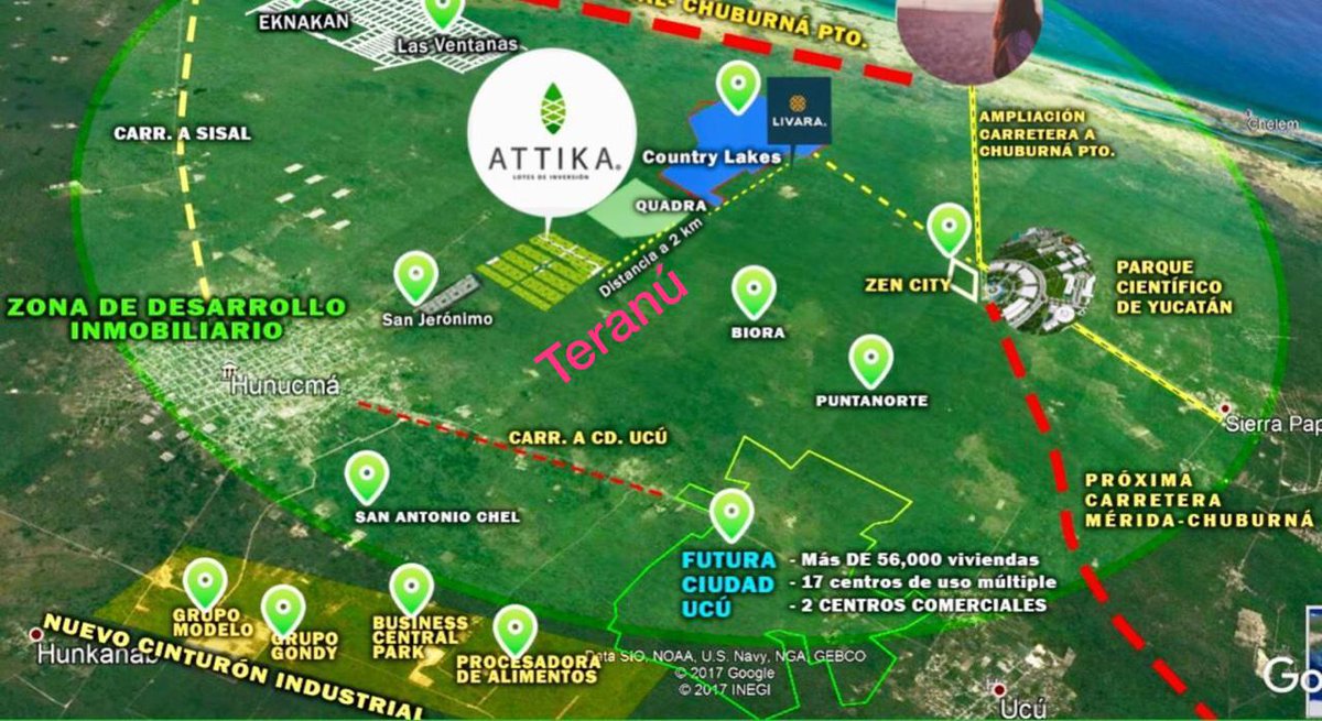 AracellyRavell's tweet photo. Lion Capital la mejor empresa para invertir..Teranu al norte de la ciudad de Mérida Yucatán ..desde lotes..Hectáreas ..Manzanas a 10 minutos de la playa de chuburna..alrededor de attika...country lakes..una gran zona inmobiliaria 
Informes
9992316608 https://t.co/Ef1gkvsuqa