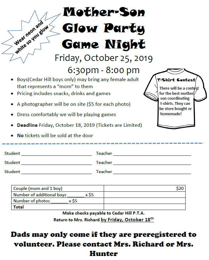 chestitans's tweet photo. Don't forget to sign up for the Mother Son Glow Party Game Night. See flyer below for details. https://t.co/cYk9xEsprJ