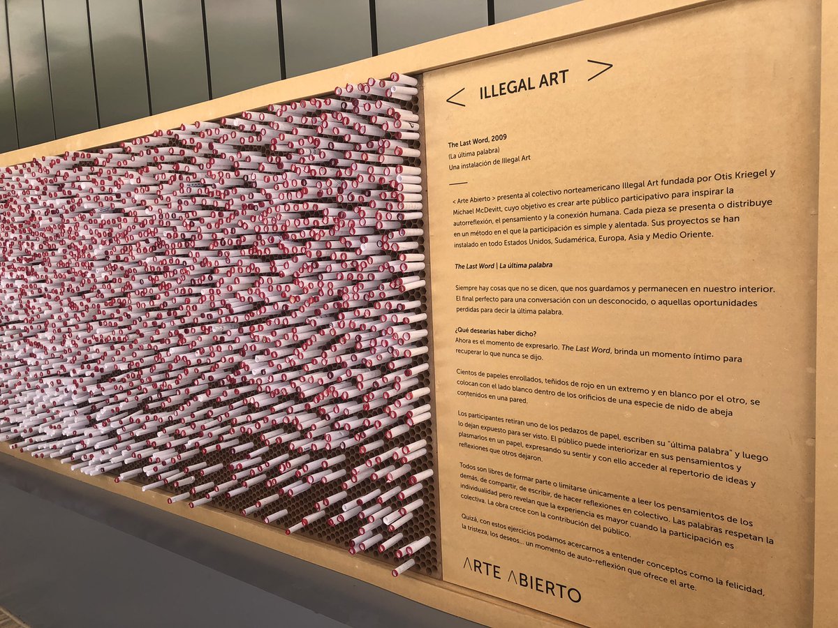 elefantpr's tweet photo. #IllegalArt en @Arte_Abierto #thelastword #whatcolorareyou https://t.co/E0j9BBxQm6