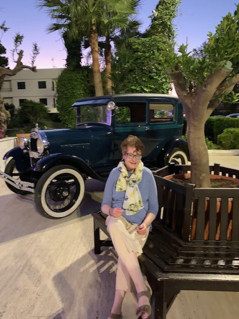 Jems__2's tweet photo. Thank you @mencap_charity and @BroadOaks1 for making this holiday possible for my wonderful aunt #Majorca the support she gets to achieve her dreams is just fabulous, the smiles says it all 🥰 https://t.co/IDYXHyyK5j