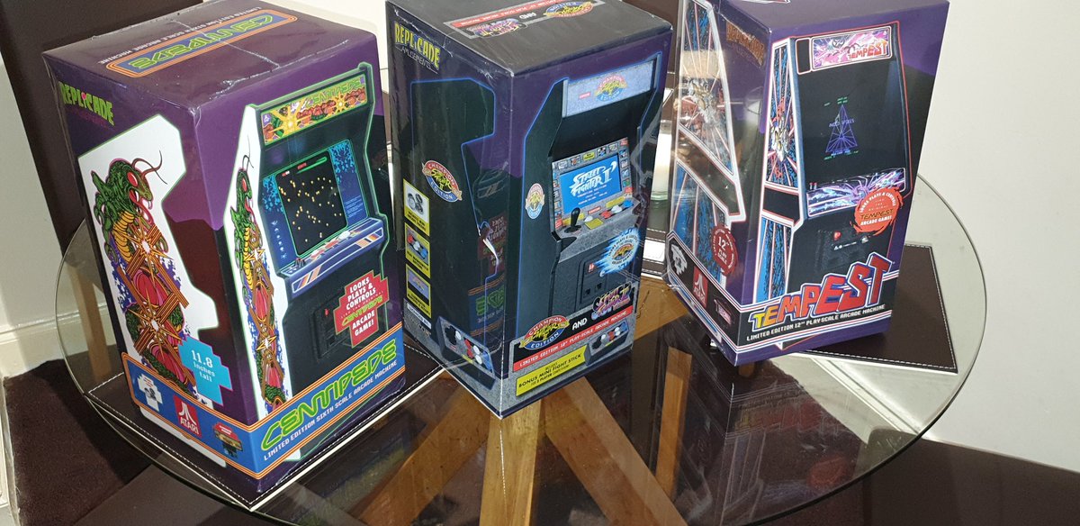 Gamin_Guys's tweet image. Ah Yeah loving the look of this!

3 Replicade #Arcade machines all boxed and sealed

Streetfighter II, Tempest and Centipede

Reckon I should open them all? 😅

#replicade #miniarcade #arcademachine