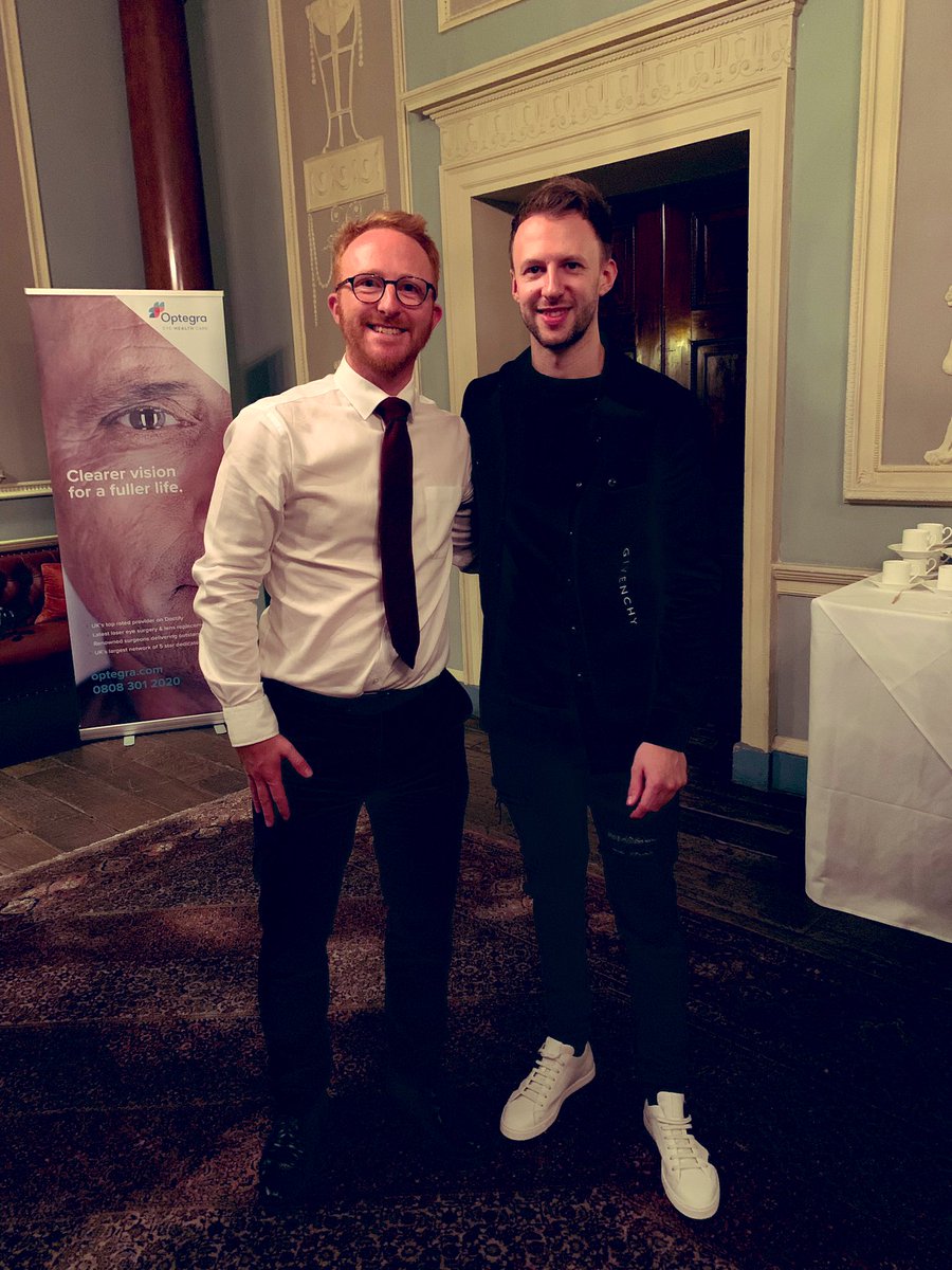 bigtimebezza's tweet photo. Great evening listening to world #1 Judd Trump and how #Optegra changed his career for the better through visiting one of our 7 clinics for laser eye surgery #worldnumber1 #eyes #lasereyesurgery #snooker https://t.co/DYQKzUbQjh
