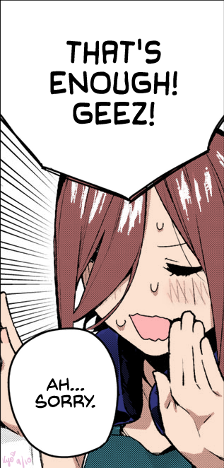 kyoko (あや 。) 🍑🥟​さんがTwitterに投稿した中野三玖(五等分の花嫁)のイラスト。