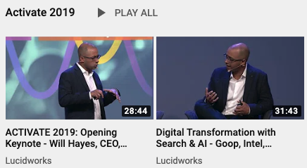 Activate_Conf's tweet photo. Hey, #ACTIVATE19 – session videos are up and ready for viewing. Click on the link here to find your favorite sessions from this years conference. https://t.co/W6rCyDanMS https://t.co/c9Xy2VShWl