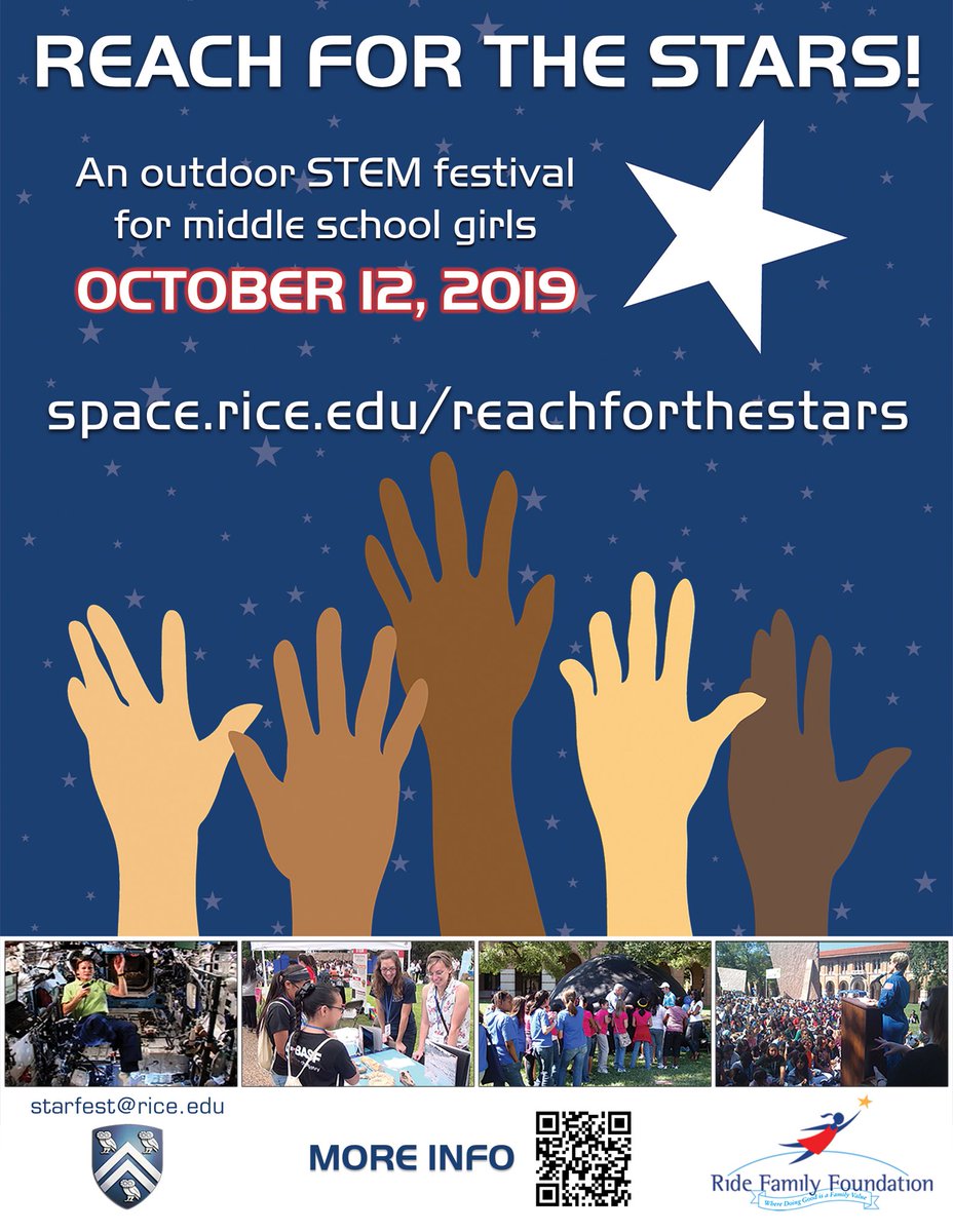 Middle School Girls this one’s for you. This festival was started in honor of Sally Ride. Come listen to an astronaut, enjoy the street festival and you can join me at the Orion Splashdown workshop! 
<a href="/MJHRobotics/">MJH RoboBears</a> <a href="/MJHBearsPLTW/">MJH PLTW</a> <a href="/OHJH_PLTW/">Oak Hills PLTW</a> <a href="/OHJH_Robotics/">Oak Hills Robotics</a> 

#STEM #NASA
