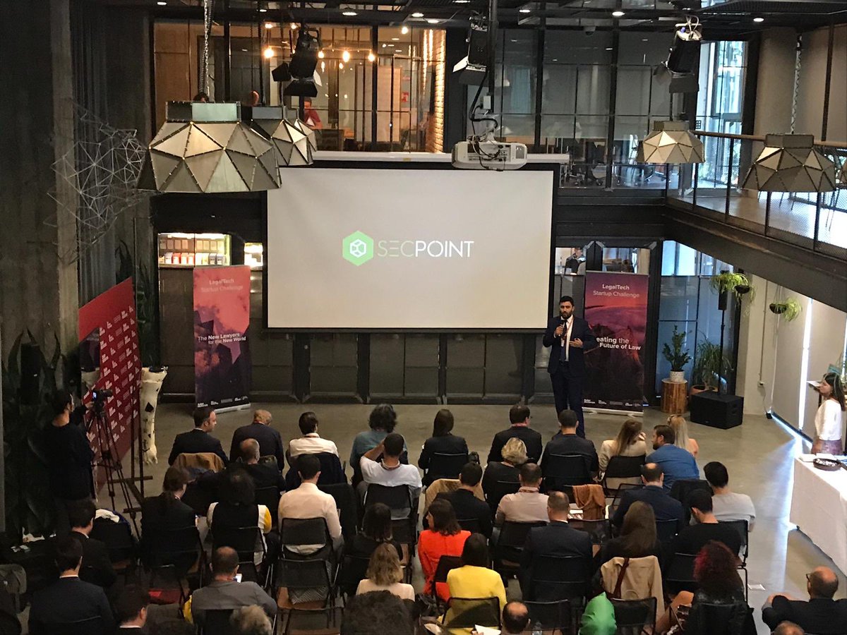 Today in Legaltech Startup Challenge Istanbul. <a href="/kabatasrecep/">Recep KABATAŞ</a> was pitching about the Cyber Intelligence product of Secpoint to Audience and Lawyers. Also we’ve listened about Legaltech industry from expert of the sector.Thank you everyone.☺️<a href="/hackquarters/">Tenity (prev. Hackquarters)</a> #legaltechstartupchallenge