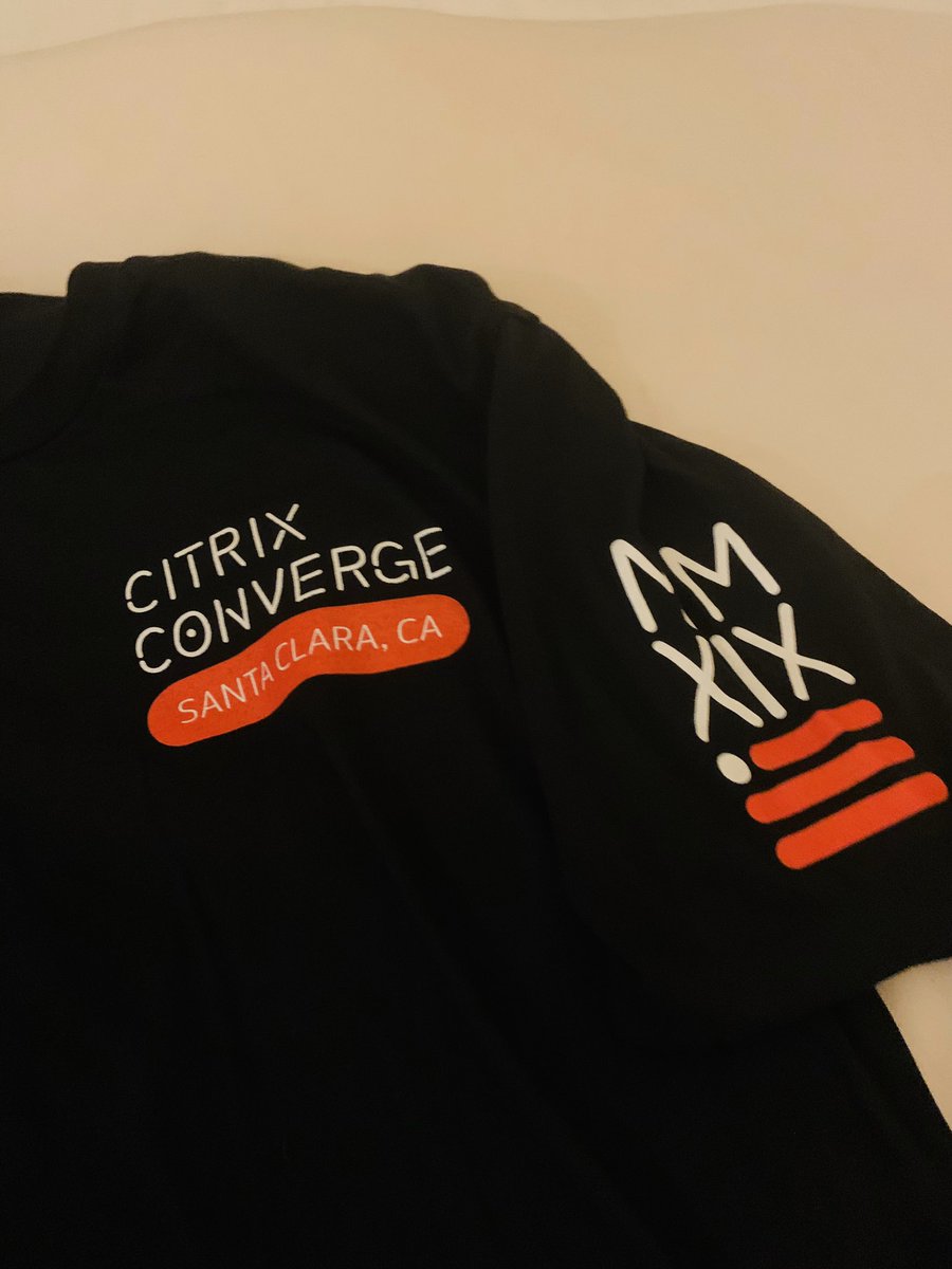 IngmarVerheij's tweet image. Thank you @stefanpi for getting me the LIMITED EDITION #citrixconverge t-shirt! 🙏
