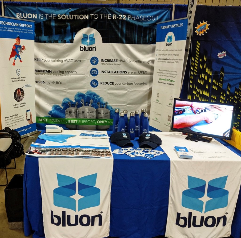bluoncommunity's tweet photo. Check out our booth at the AAFAME Expo. Comment below and tell us what kind of swag you'd like to see at our next booth! #bluonsgotyourback
.
.
.
#hvac #hvaclife #hvactechnician #hvacr #hvacrepair #hvactech #bluon #hvaclove #hvachacks #hvacservice https://t.co/WbKlBTzc5F