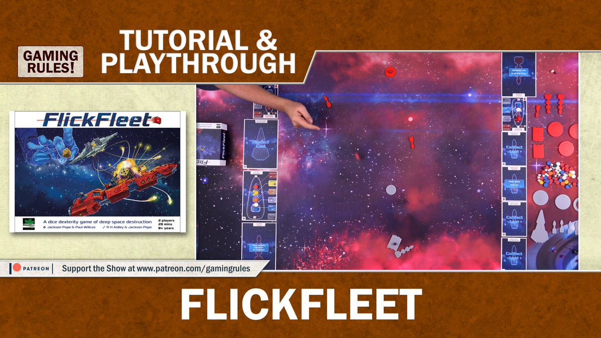 Gaming Rules Auf Twitter Like Dexterity Games Like Tactical Games Like Spaceships Then This Game Might Be For You Flickfleet From Jackson Pope Now Has An Official How To Play Video From Me