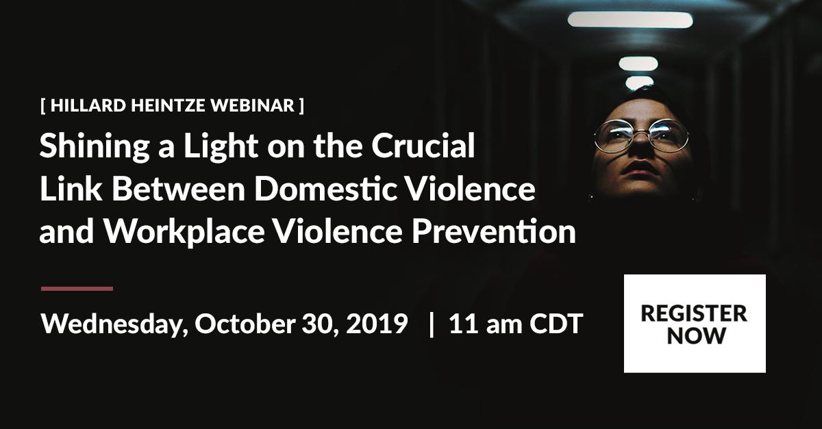 HillardHeintze's tweet photo. https://t.co/dvZoWpM9dL In honor of Domestic Violence Awareness Month, @HillardHeintze experts are helping HR and security professionals better address domestic violence as part of their workplace violence prevention programs. https://t.co/dvZoWpM9dL https://t.co/D2M7e3zXQP