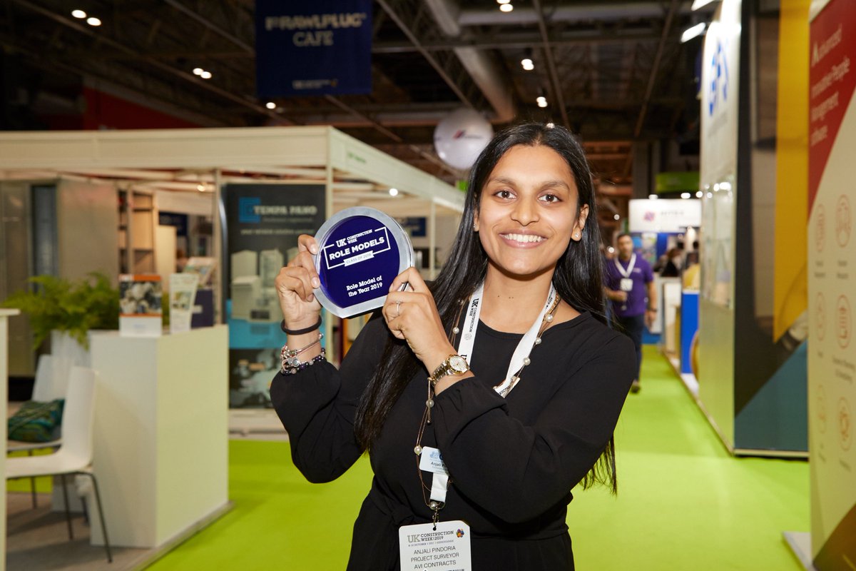 Our #UKCW2019 Role Model of the year 2019! <a href="/AnjaliPindoria/">Anjali Pindoria</a> Congratulations!!!