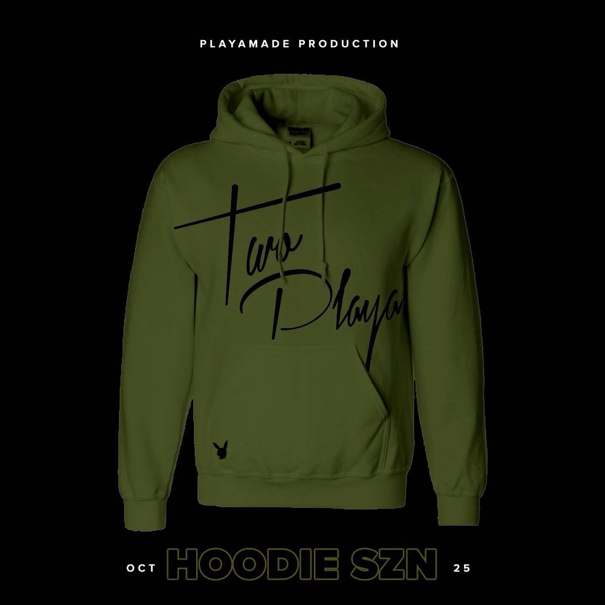 WonnJamesss's tweet photo. two·playa· /ˈtou playá/
 promoters
 @WonnJamesss + @iWarren_You 
“TWO PLAYA” Hoodies Available Oct.25th 

• OVO Edition
• OVO White Edition
• Military Green
• Cardinal Red  
#TWOPLAYA #HoodieSZN 🧨 https://t.co/ng8AOuLXWT