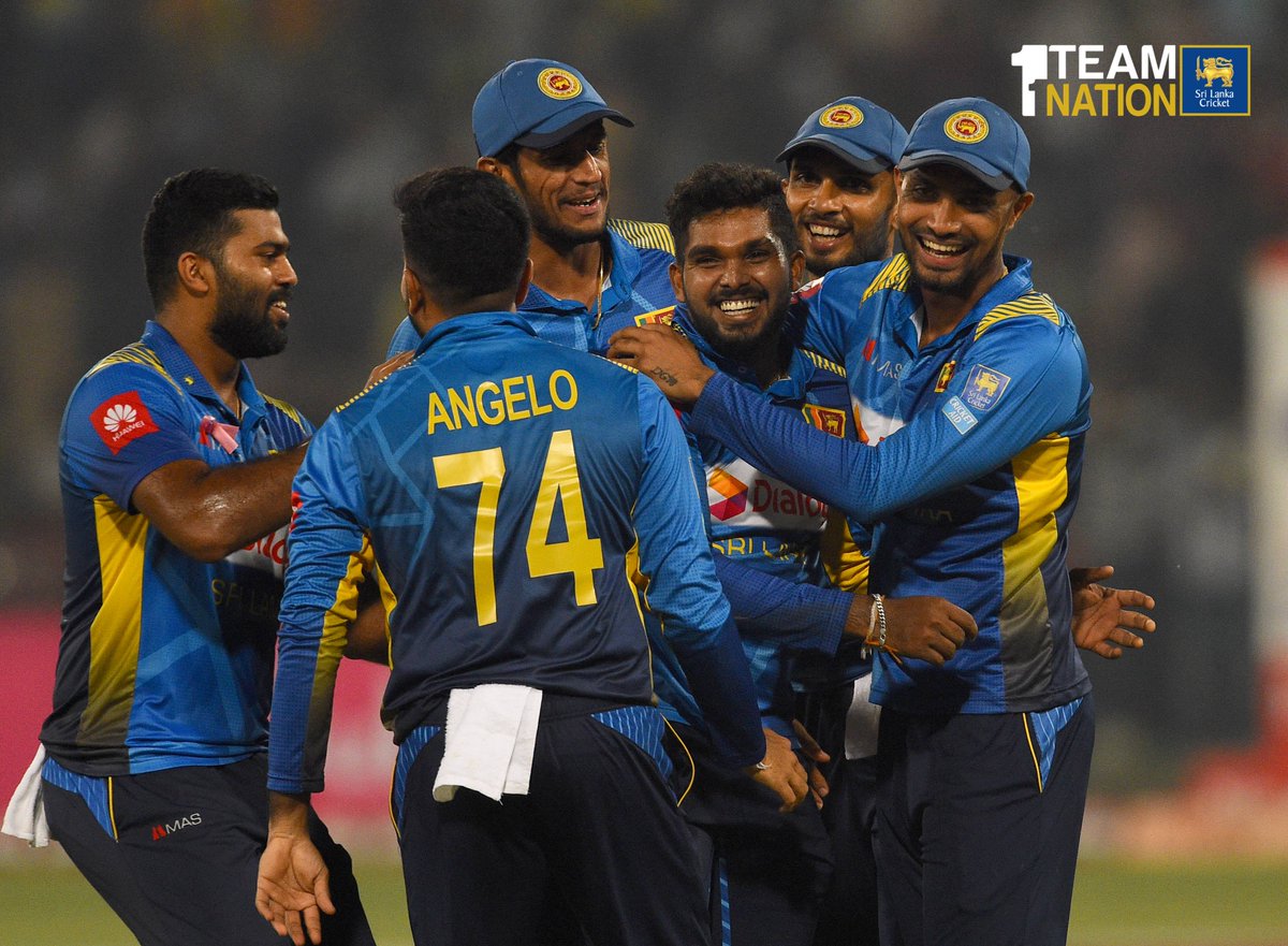OfficialSLC's tweet photo. And that's a 3-0 whitewash! Sri Lanka have created history by clean-sweeping world number-one ranked, Pakistan!

Pakistan 133/6 (Lahiru Kumara 2/24, Wanindu Hasaranga 3/21, K Rajitha 1/17) vs Sri Lanka 147/7 - Sri Lanka won by 13 runs. #PAKvSL https://t.co/VC56zzeXjg