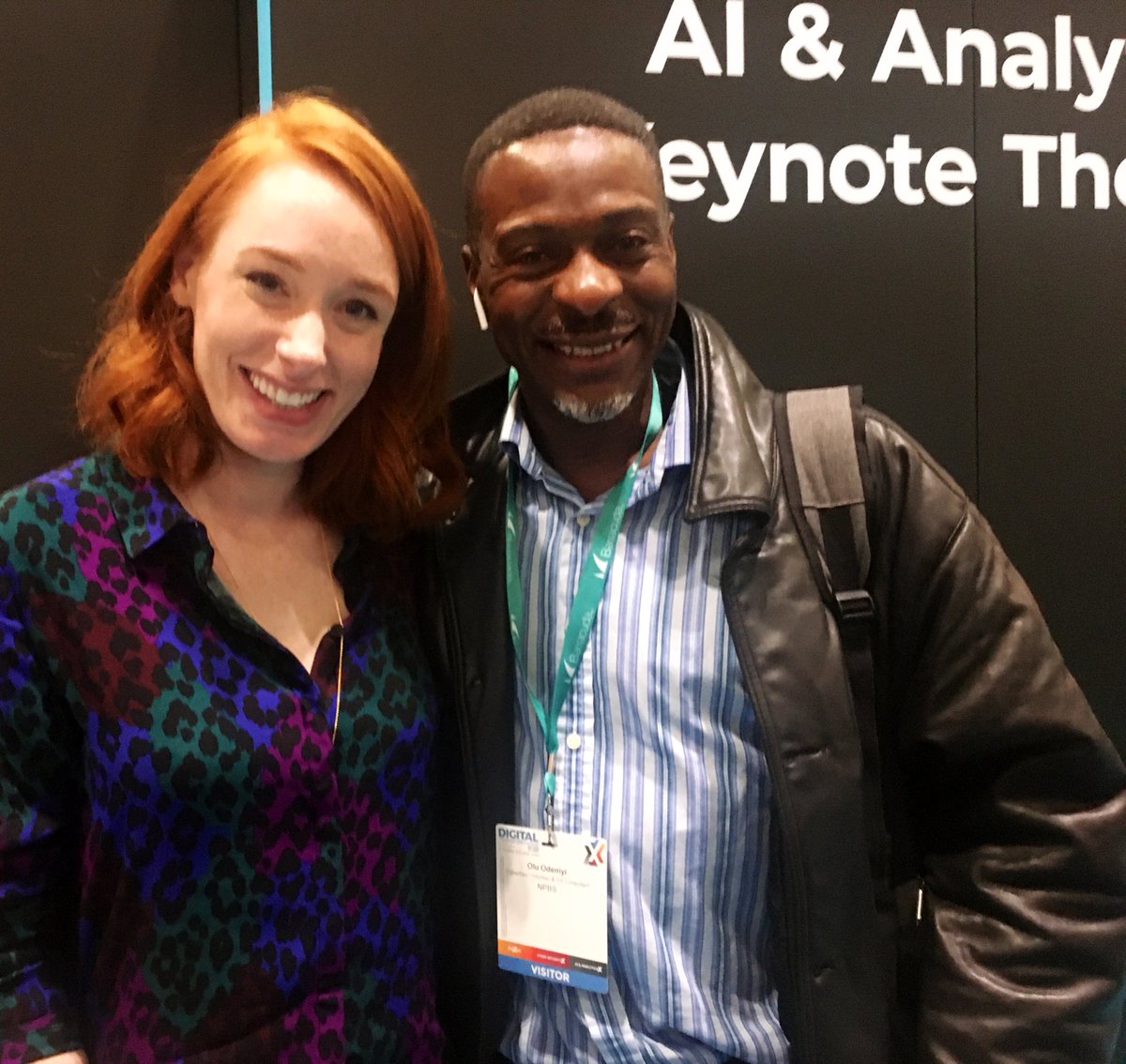 oluodeniyi's tweet image. Met the lovely @FryRsquared again at the #IP / #CyberSecurity / #DigitalTransformation / #AI / #Analytics expo today. It was a pleasure to meet Dr Hannah Fry again and listen to her talk. Roll on #Industry40