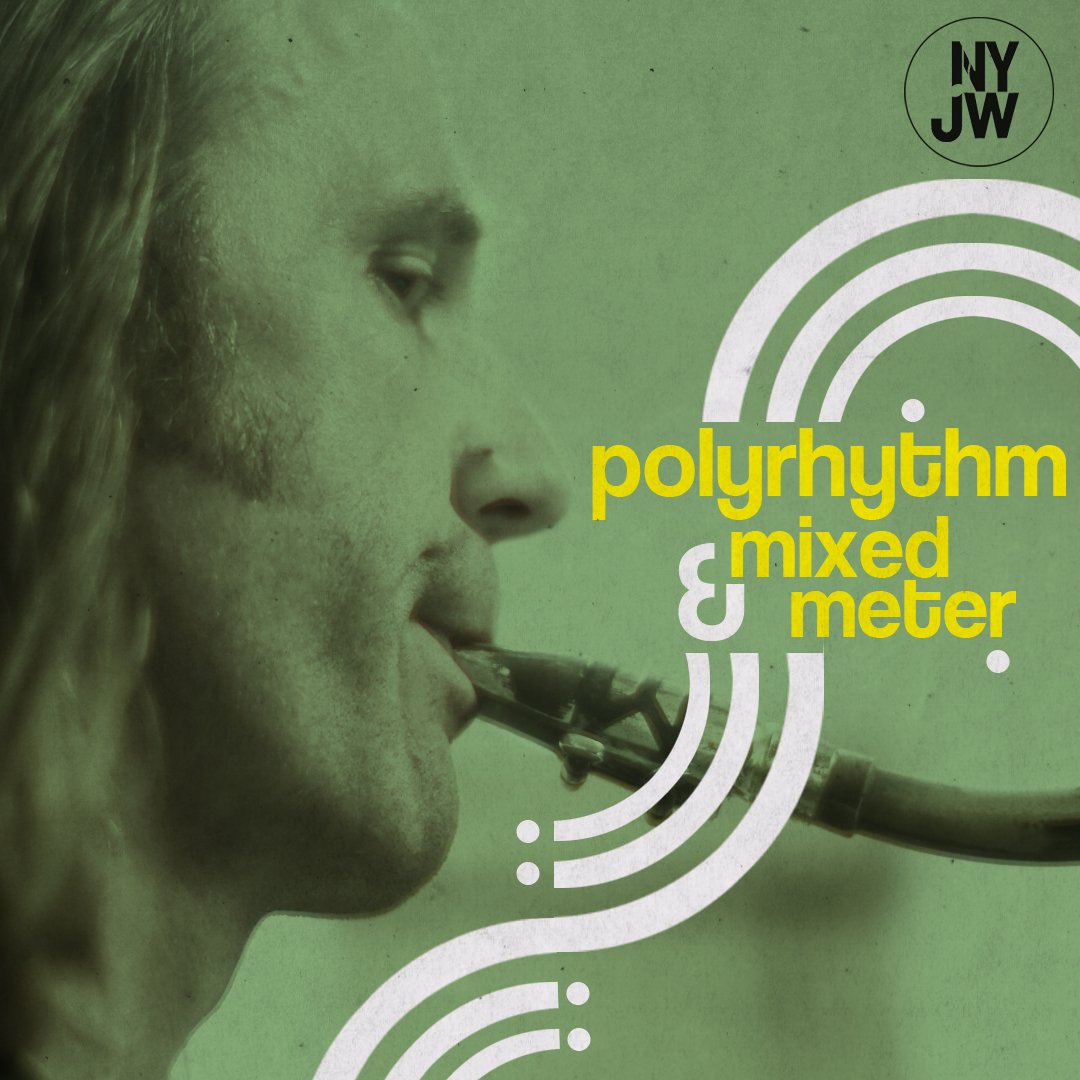 At NYJW I teach three ensembles, saxophone quartet, jazz improv. and mixed meter/polyrhythm. Ifantastic students, a true inspiration. Interested? the meter workshop moved to Saturday's and there are spots available. Let me know if you are interested. Music, music, music.