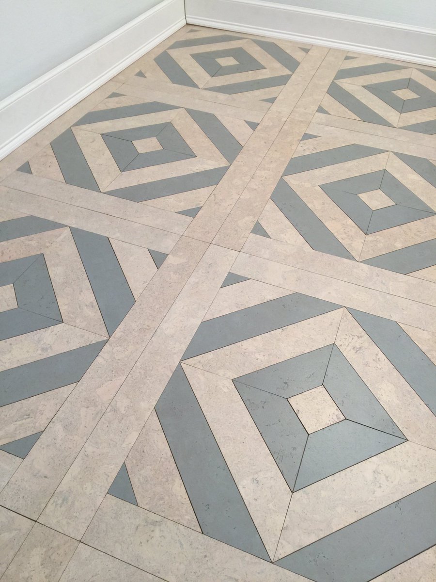 CorkFloor's tweet photo. Powder blue &amp; whitewashed,  Alexa Hampton design with our cork floor tiles check us out at https://t.co/0wOSWnC346 #AlexaHampton #DesignerCork #SoftColors #Cork https://t.co/yuXKdYj4a6