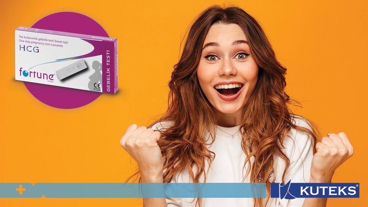 Tek kullanımlık kaset tipi gebelik testi ile gebeliğinizi erken tanılayın. bit.ly/2B1MswJ
