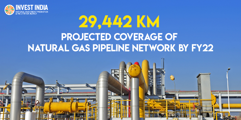 investindia's tweet image. To increase availability of #NaturalGas across the country, Government of India has envisaged a development plan for a nationwide #GasGrid by end of FY22! Come, explore investment possibilities in the #oilandgas sector - visit bit.ly/oil_india NOW! @PetroleumMin @CimGOI