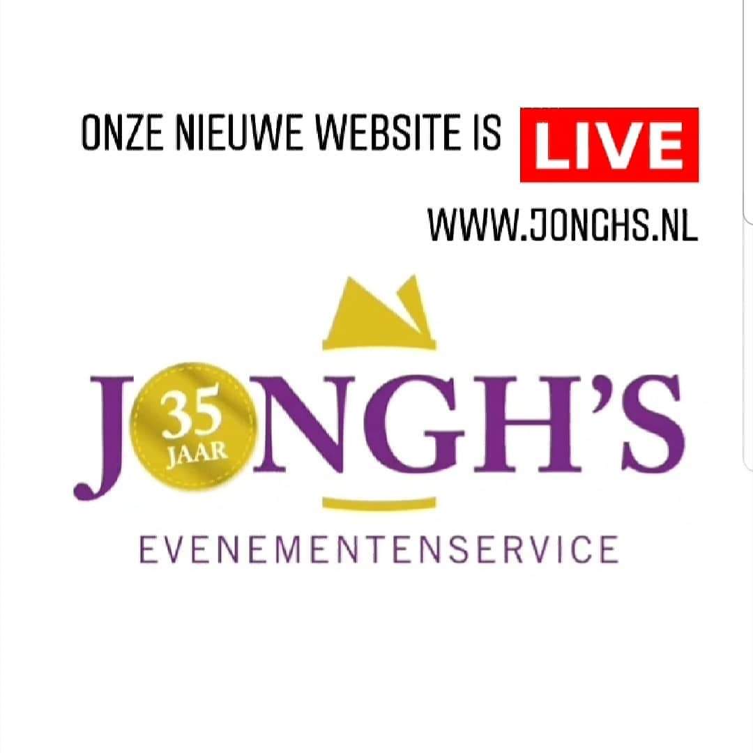 Onze nieuwe site is vanaf vandaag zichtbaar op jonghs.nl Het vertrouwde aanbod van Jongh's (in een nieuw, modern en mobielvriendelijk ontwerp) kunt u eenvoudig bestellen zoals u dat bij ons gewend bent. Graag tot ziens op onze nieuwe site. #partyservice