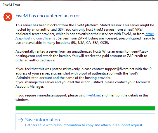 AlianzaRP's tweet photo. Second day with the server blocked by @_FiveM. 
The technical support that they have is poor. | Segundo día con el servidor bloqueado por @_FiveM. El soporte técnico que tienen es deficiente. #FiveM #GTAV #GTARP #AlianzaRP https://t.co/DnumWuCbvF