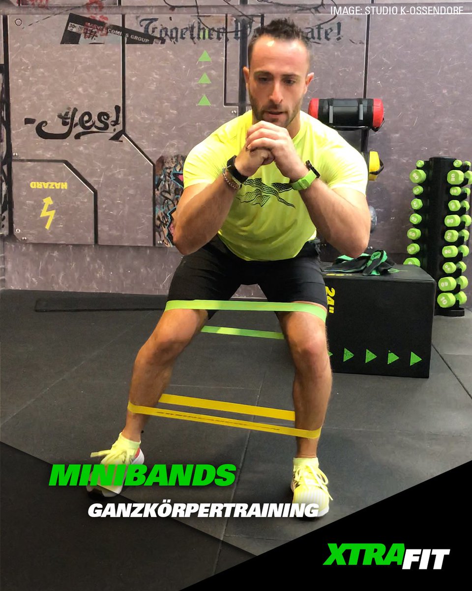 Habt ihr schonmal mit einem Miniband trainiert? 
Die kleinen Bänder können super als Alternative zu Geräten verwendet werden!

#KeineAusreden #XTRAFIT #TeamXTRAFIT