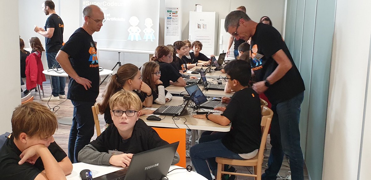 Alban Martin (@albanmartin) on Twitter photo Grand Plaisir d'accueillir les enfants de salariés <a href="/metropolerennes/">Rennes Ville et Métropole</a> et <a href="/nantesfr/">Ville de Nantes</a> ce jour pour #SuperCodeurs ! belle mobilisation pour accompagner les jeunes dans la découverte du numérique #fierdetreorange <a href="/OrangeRSE/">Orange RSE</a> <a href="/FondationOrange/">FondationOrange</a> Grand Plaisir d'accueillir les enfants de salariés <a href="/metropolerennes/">Rennes Ville et Métropole</a> et <a href="/nantesfr/">Ville de Nantes</a> ce jour pour #SuperCodeurs ! belle mobilisation pour accompagner les jeunes dans la découverte du numérique #fierdetreorange <a href="/OrangeRSE/">Orange RSE</a> <a href="/FondationOrange/">FondationOrange</a>