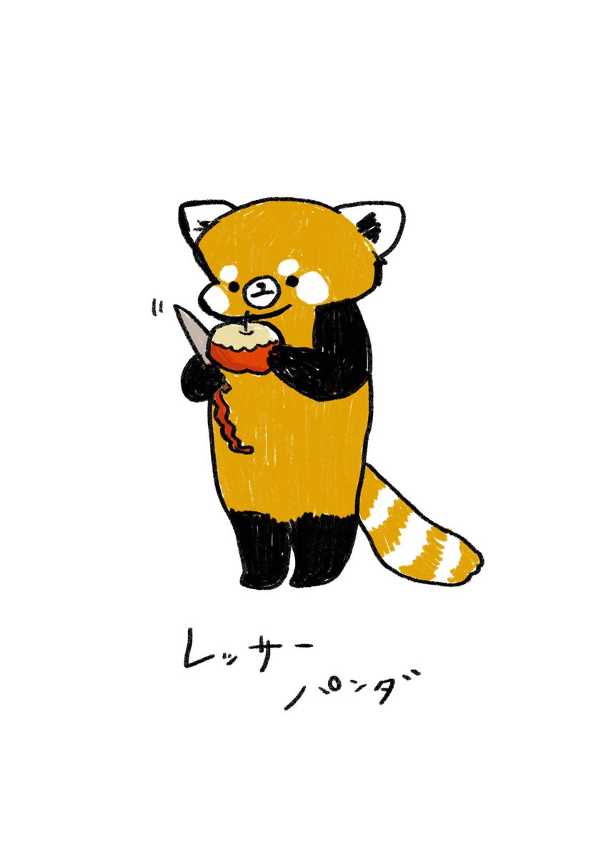 しゃもた On Twitter 今日もレッサーパンダ イラスト Illustration 1日1絵