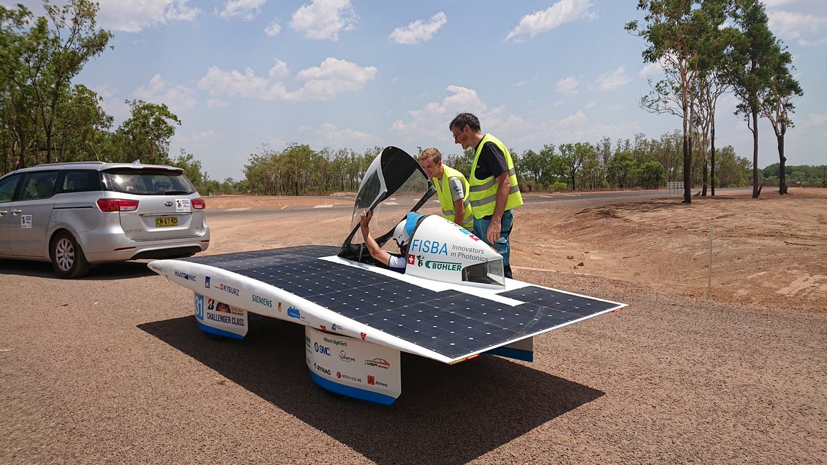 SERdotCH's tweet image. Some test drives on Gunn Point road near Darwin. 
#bwsc19
@WorldSolarChlg