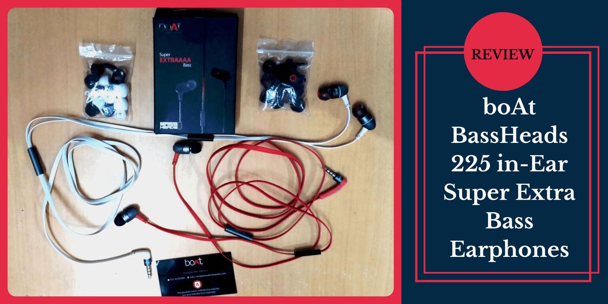TechBatmya's tweet photo. ✅ boAt BassHeads 225 in-Ear Super Extra Bass Wired Headset with Mic Review ✍️
Read here 👉 https://t.co/8YPQYSaRx5
#BestEarPhones
#BudgetEarphones
#AmazonPopular 
#boAtEarphones https://t.co/omY7ERdzAe