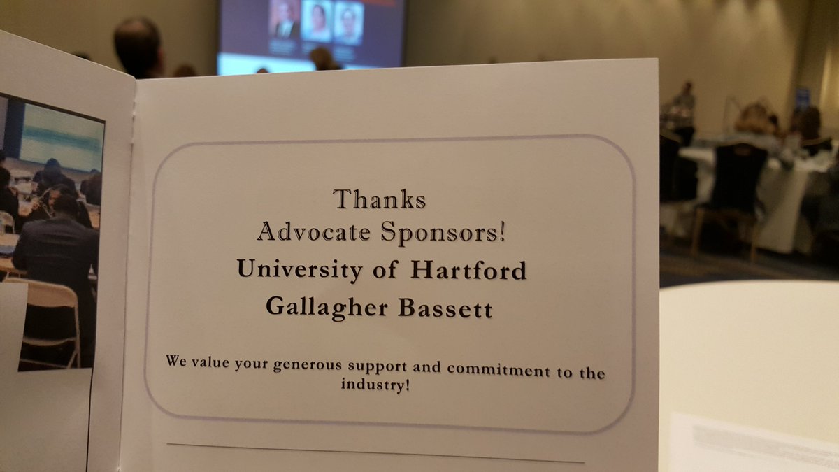 Bobmthope's tweet image. Hope to see you at IDay Hartford 2019 today at the Hartford Marriott Downtown. Gallagher Bassett is a proud sponsor.
