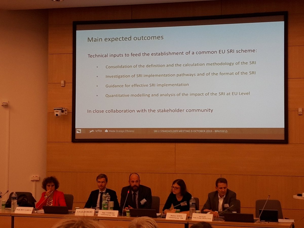 SmartReadinessIndicator for buildings will become a reality in the near future.I'm attending today the SRI meeting for deeper understanding of how we can apply it in our projects, as pilots buildings in <a href="/HolisderProject/">HOLISDER project</a> <a href="/tecnalia/">TECNALIA</a> #SmartReadinessIndicator smartreadinessindicator.eu